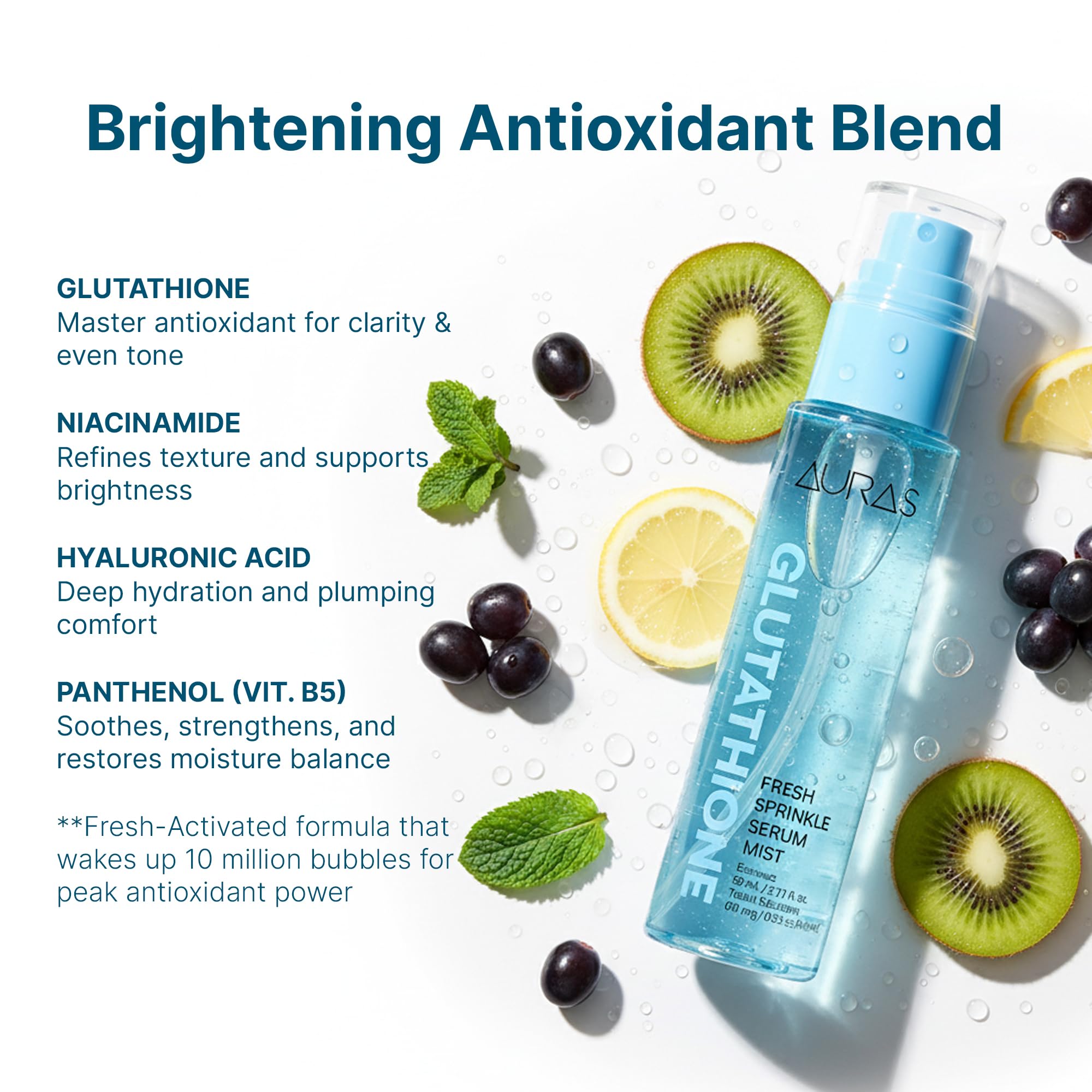 Amazon.com: Auras Glutathione Brightening Face Mist K-Beauty
