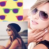 Sonnenbrille Fotocollage