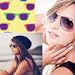 Collage de photos de lunettes de soleil