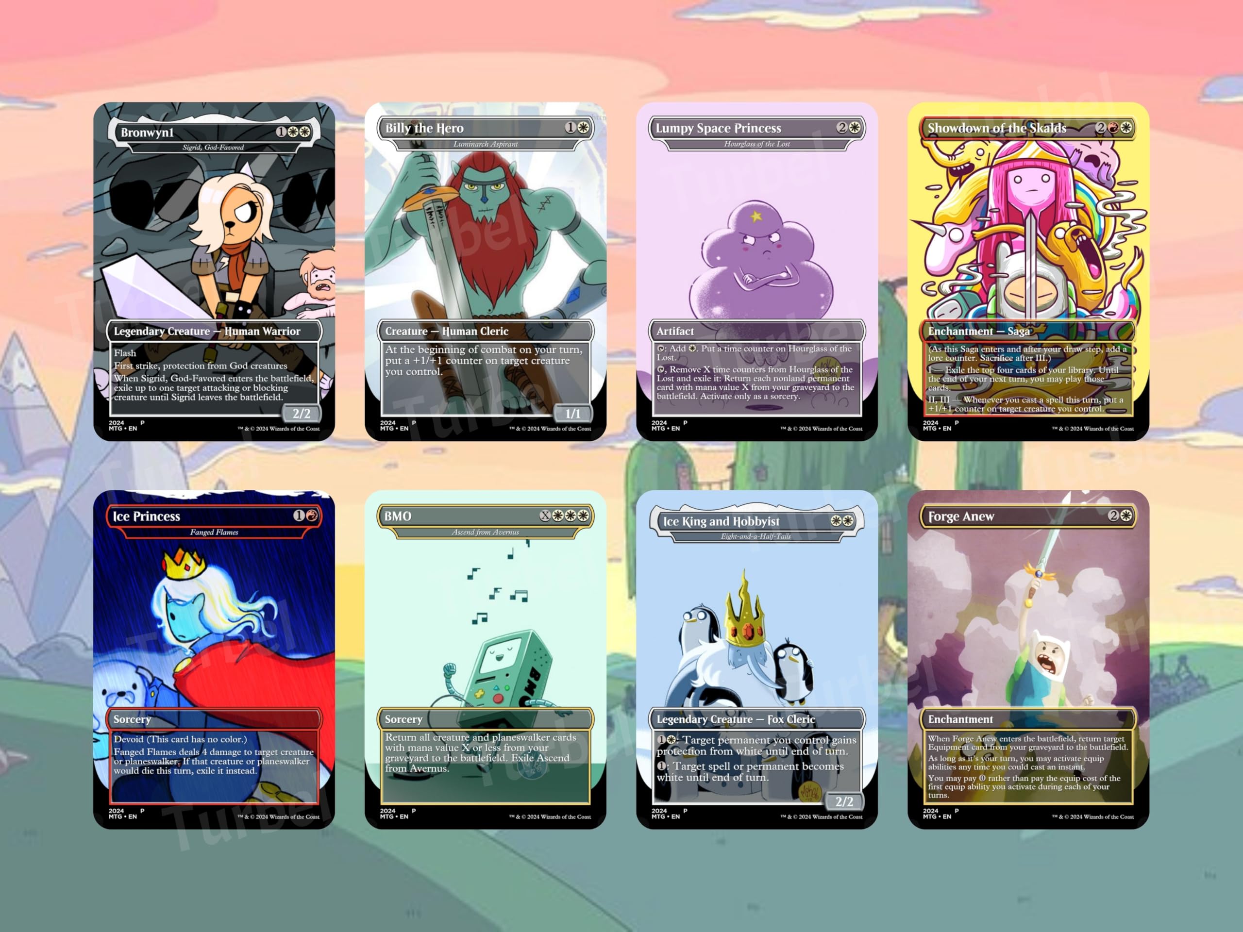 mtg best adventure cards Amazon.com: Adventure MTG Commander Deck – Adventure Time Edition – 100  Proxy Full Art Cards (Card Only) : Toys & Games
