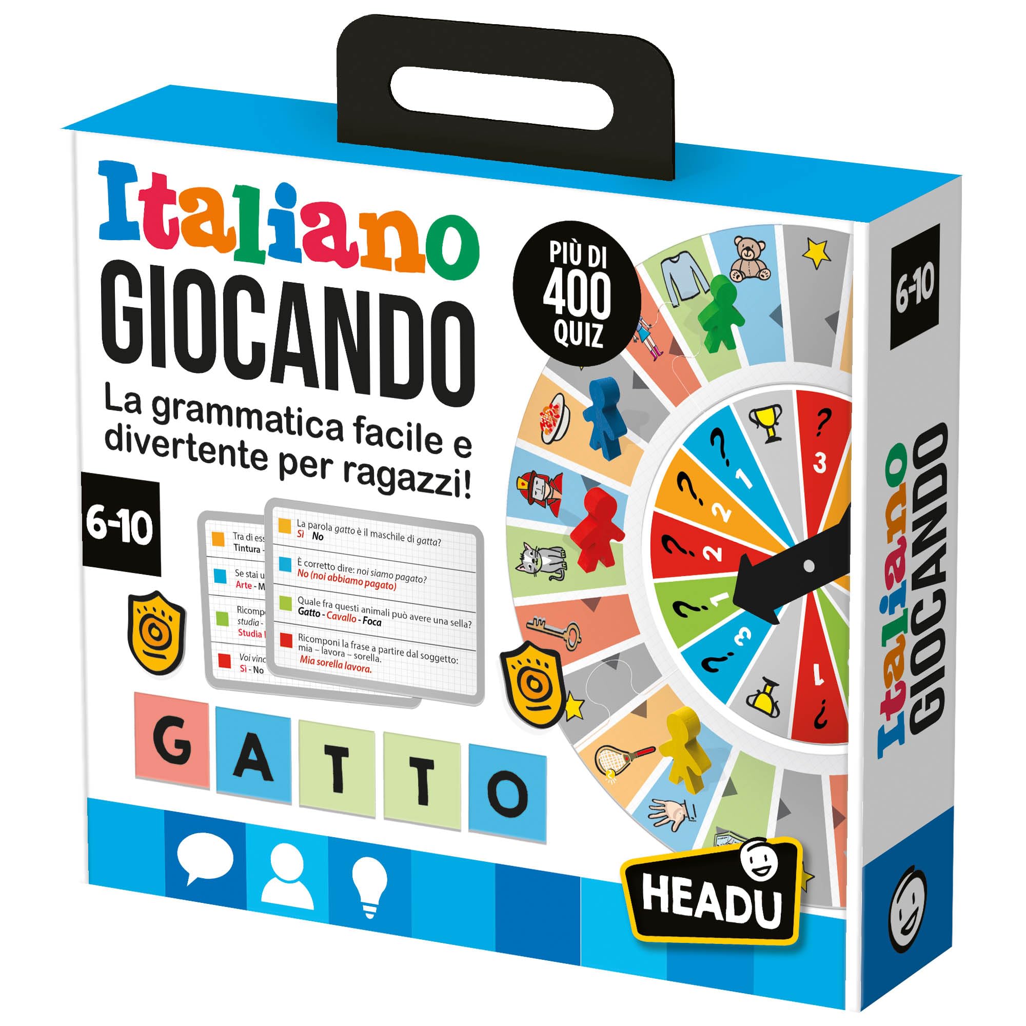 Headu Italien Jouant Grammaire Facile Amusante Jeux Éducatifs 6 7 8 9 10 Ans Enfants