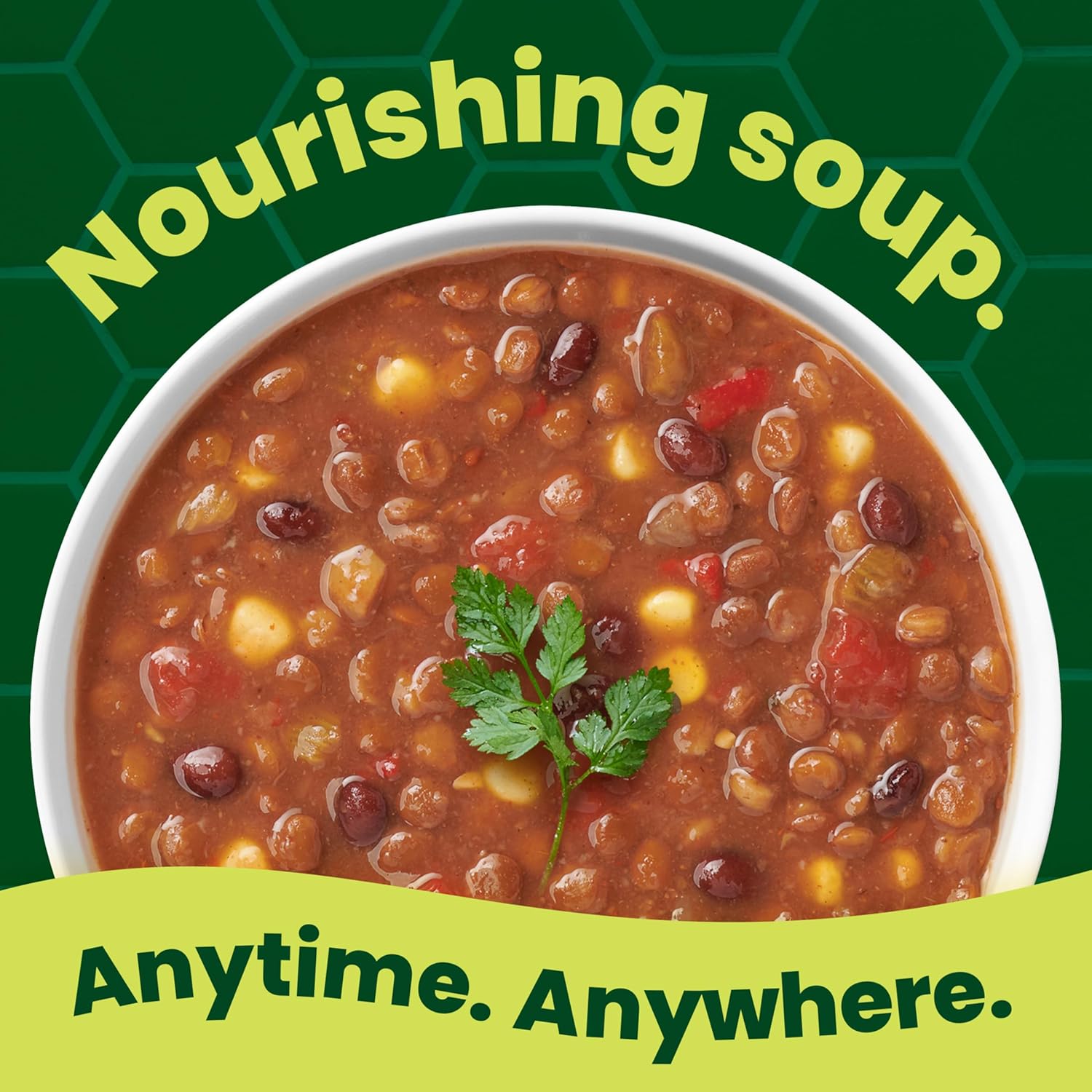 Pacific Foods Organic Vegetable Lentil Soup, Plant Based, 16.3 oz Can (Case of 12)