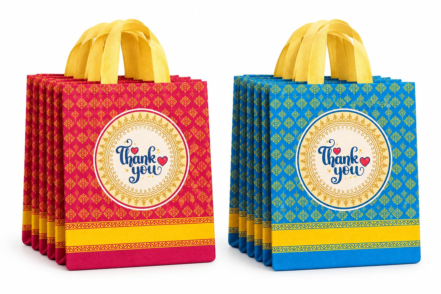 Pink Gift Bags - Pack of 20 for Parties & Weddings -6