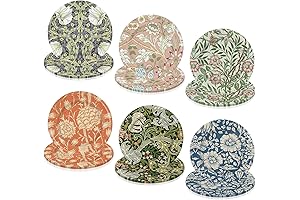 AnyDesign 60Pcs Vintage Wildfloral Paper Plates