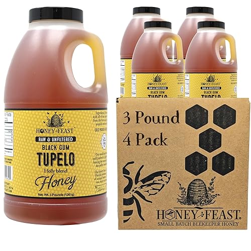 Miniatura 25 de HONEY FEAST Miel con infusión de Manuka y propóleos 3 libras, MGO 182 - Mezcla de Manuka de Nueva Zelanda con propóleos, fórmula pendiente de patente