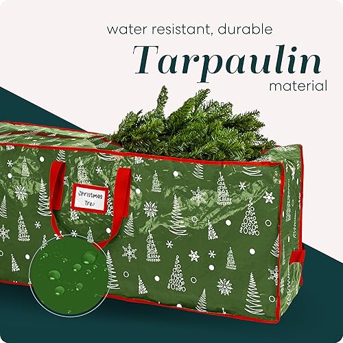 Miniatura 36 de Bolsa de almacenamiento para árbol artificial de Navidad, de gran capacidad Rojo