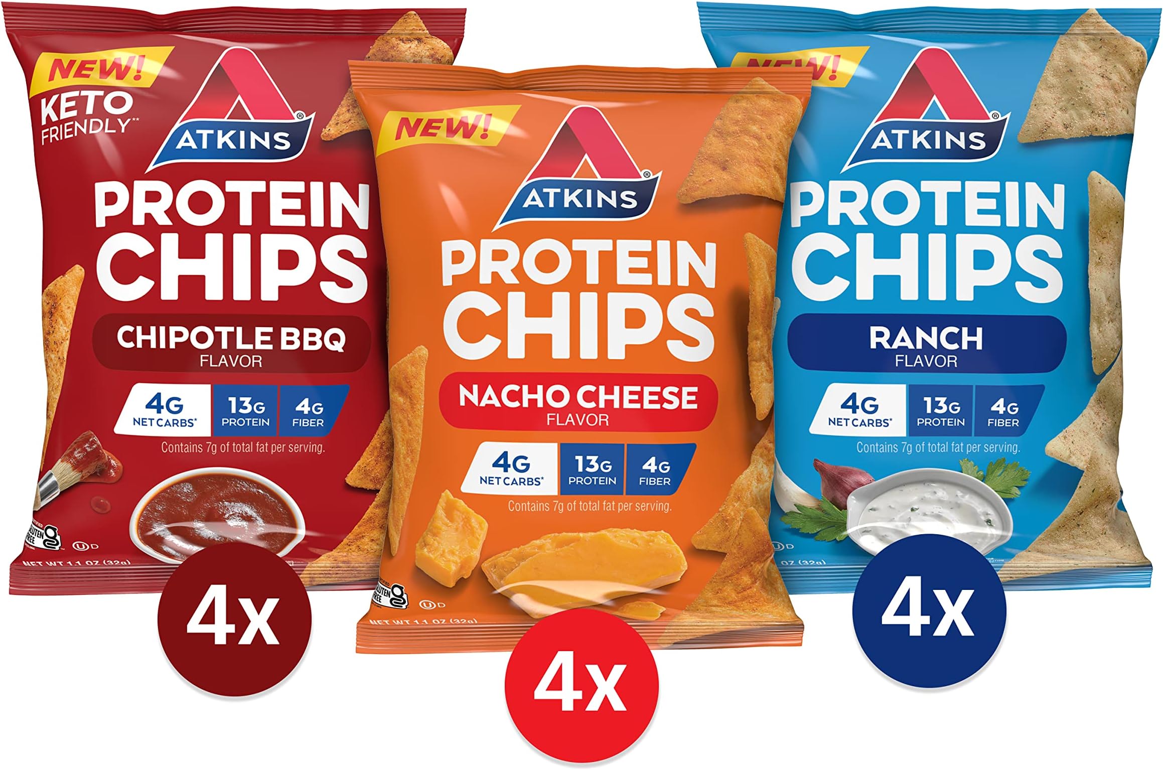 Popcorners Flex Energy Protein Crisps, Sampler Variety