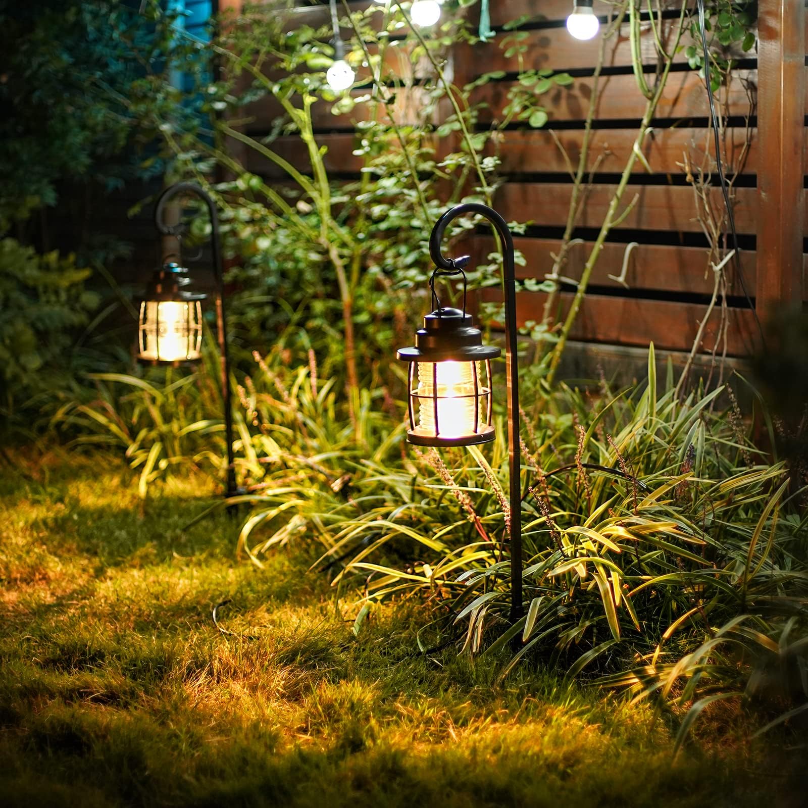 ライト・ランタン OVERLAP THE LIGHT soil hack society Low Voltage Landscape Pathway Lights - 2 Tier Outdoor Garden