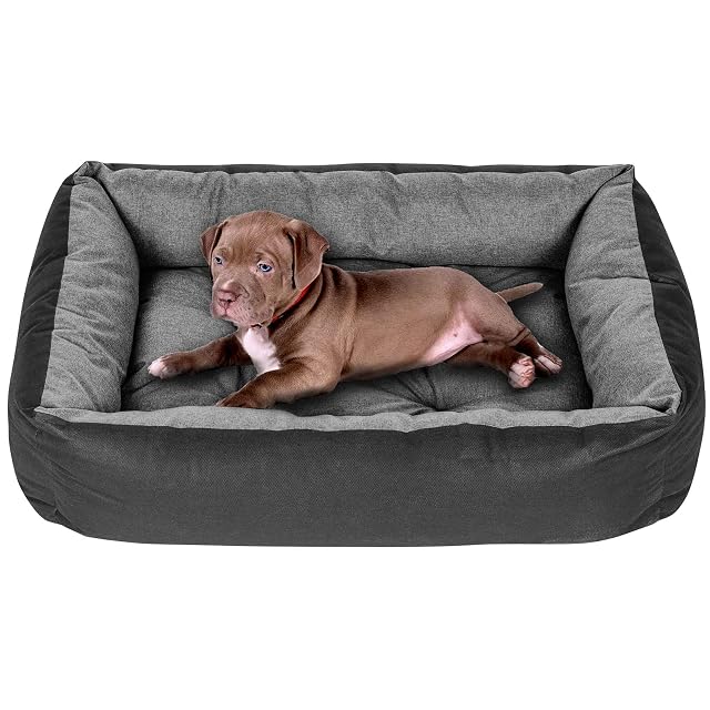 Foto 5 de 5 de SuperKissen24. - Cama Perro para Perros y Gato - Impermeable - Grande y Mediano Perros - Linaza L