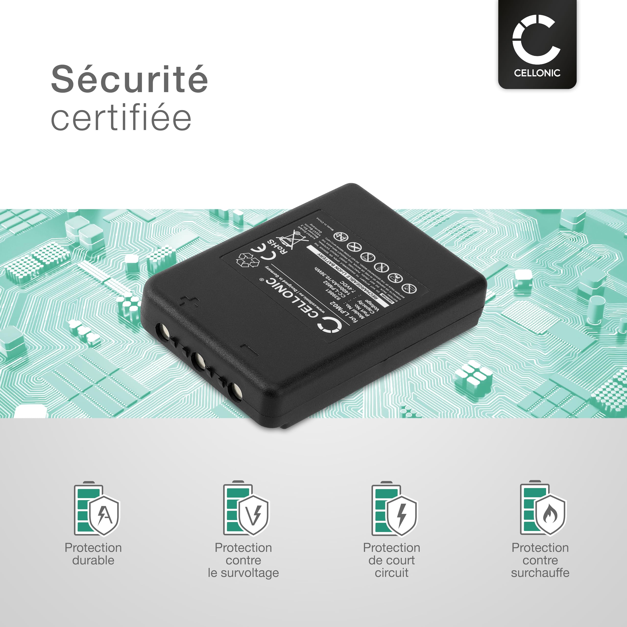 CELLONIC® Batterie Premium Compatible avec Sony PS4 Dualshock 4 V1