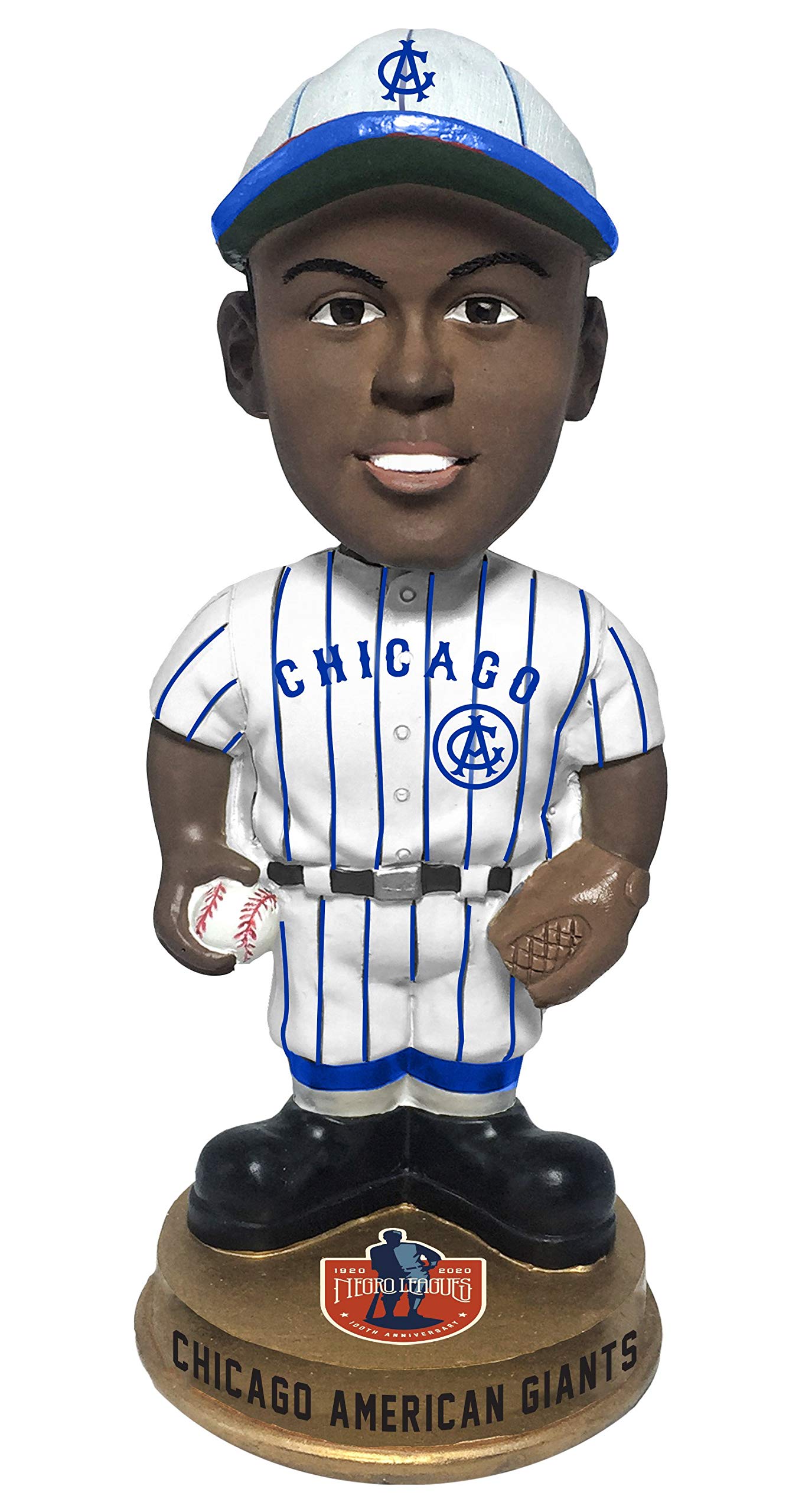 Chicago American Giants Vintage Gold Base #/100 Bobblehead Negro Leagues