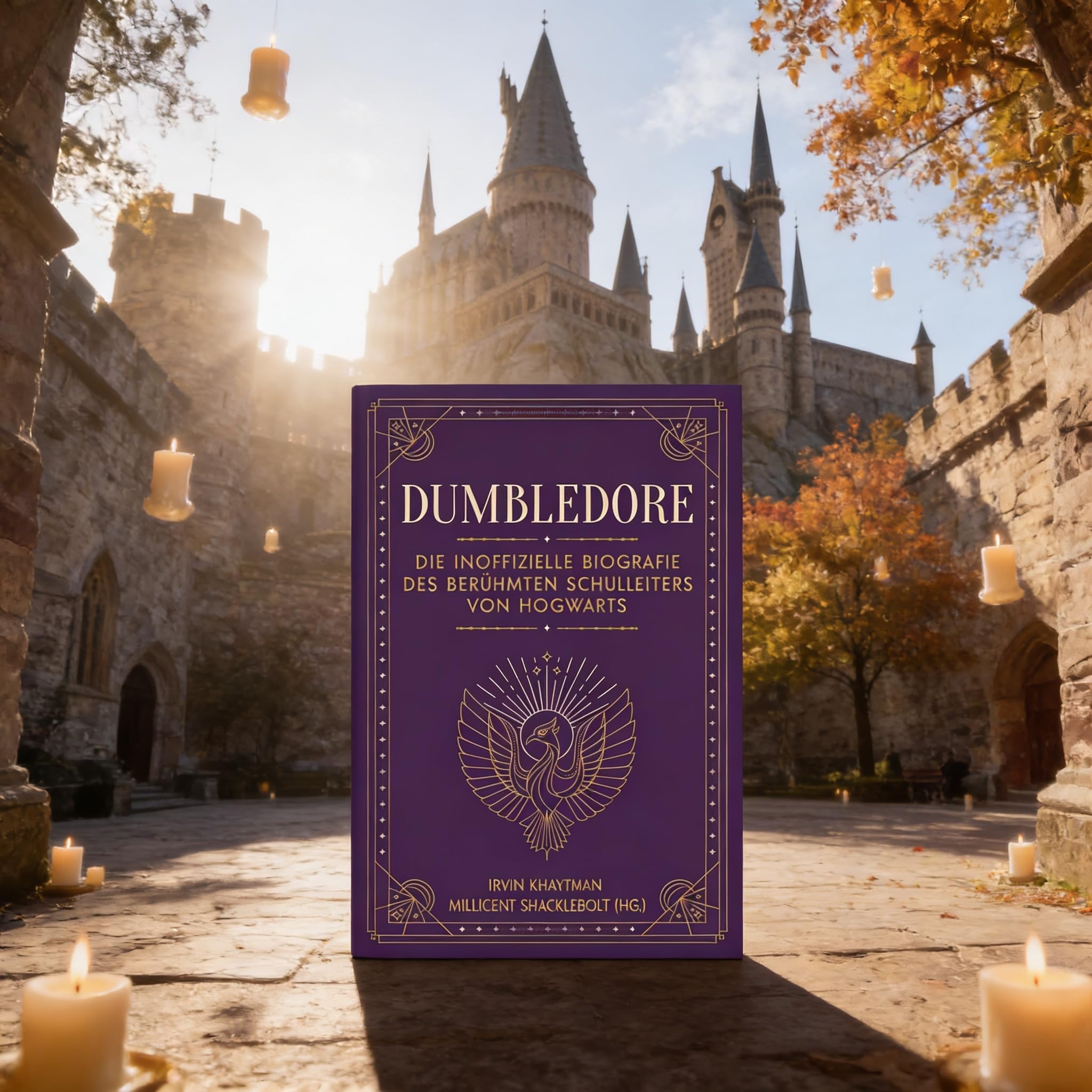 Biografienset für Potter-Fans: Malfoy, Dumbledore, Snape & Voldemort – 4 inoffizielle Biografien, Charakterstudien und Figurenanalysen zur magischen Zauberwelt, exklusiv mit Berti Botts Bohnen (75 g)