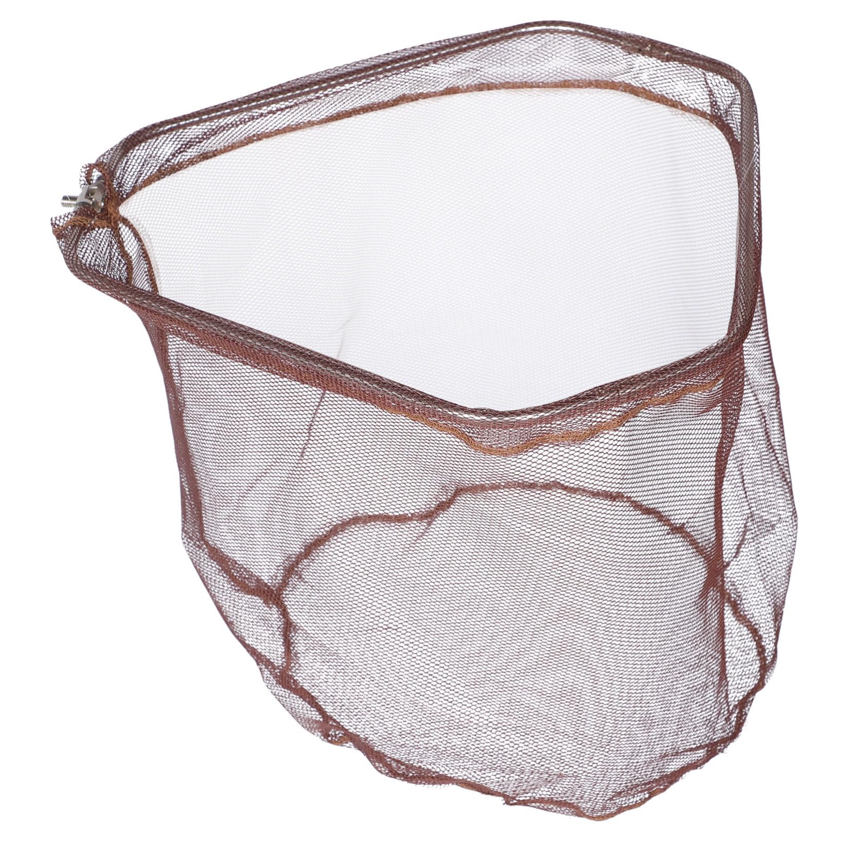 Red de Pesca Reemplazable Plegable de Acero Inoxidable y Nailon | Malla Ligera, Suave Peces, para Pescadores Avanzados o Principiantes, Uso en Pesca Terrestre