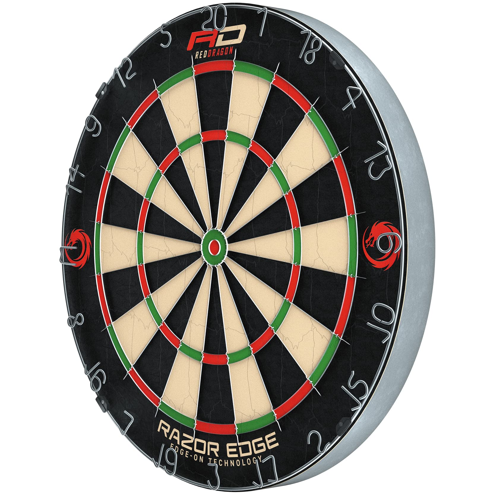 RED DRAGON RazorEdge Bersaglio con setole premium standard professionale approvato dai tornei