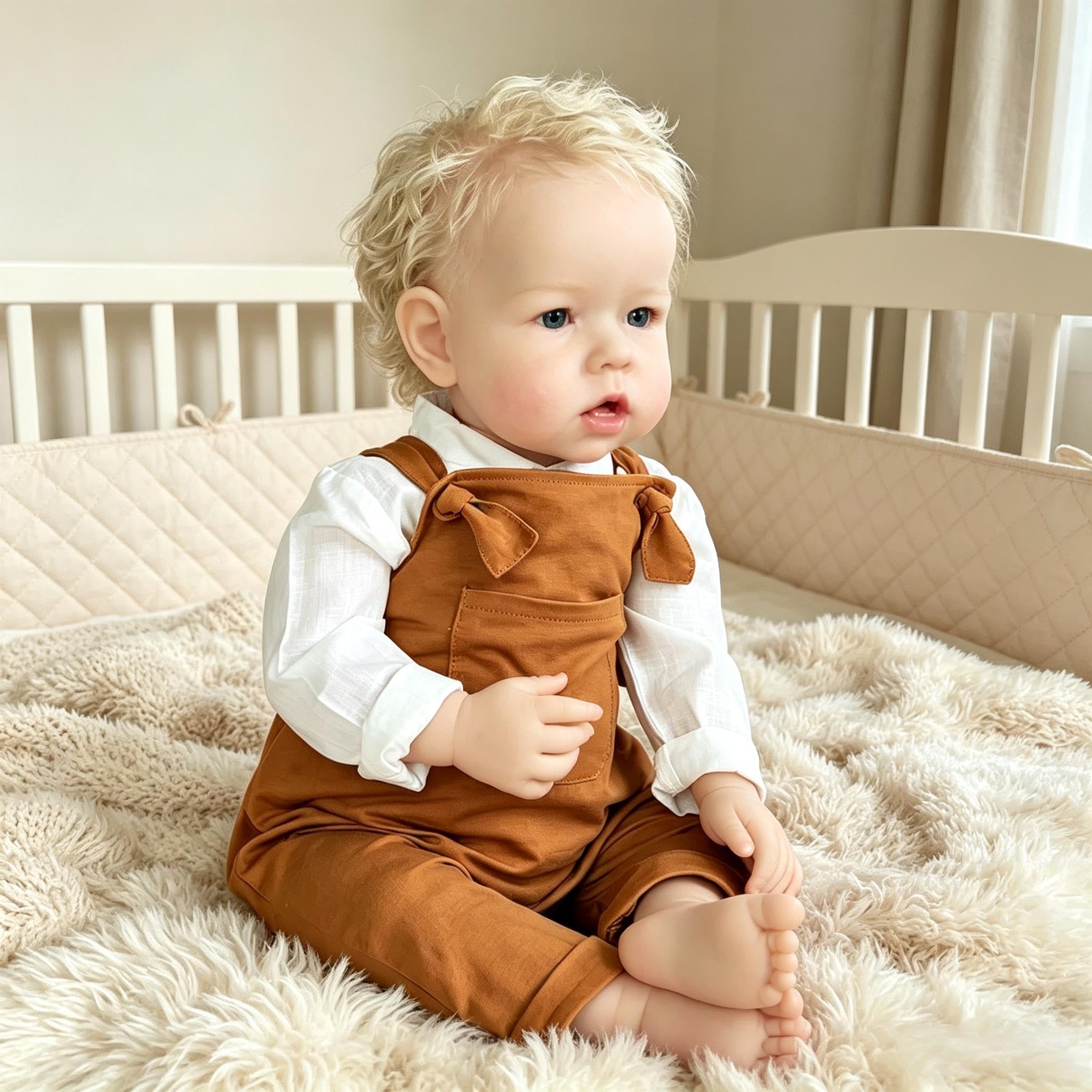 RXDOLL Bambole realistiche di grandi dimensioni da 71 cm realistiche per bambini da 71 cm, in morbido tessuto in vinile, giocattolo per bambini che sembrano veri giocattoli per bambini