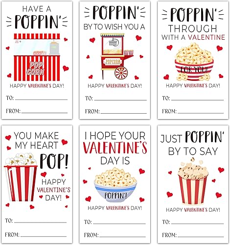 Etiquetas de regalo de San Valentín, etiquetas de palomitas de maíz, etiquetas de nombre del día de San Valentín, etiquetas de regalo, calcomanías