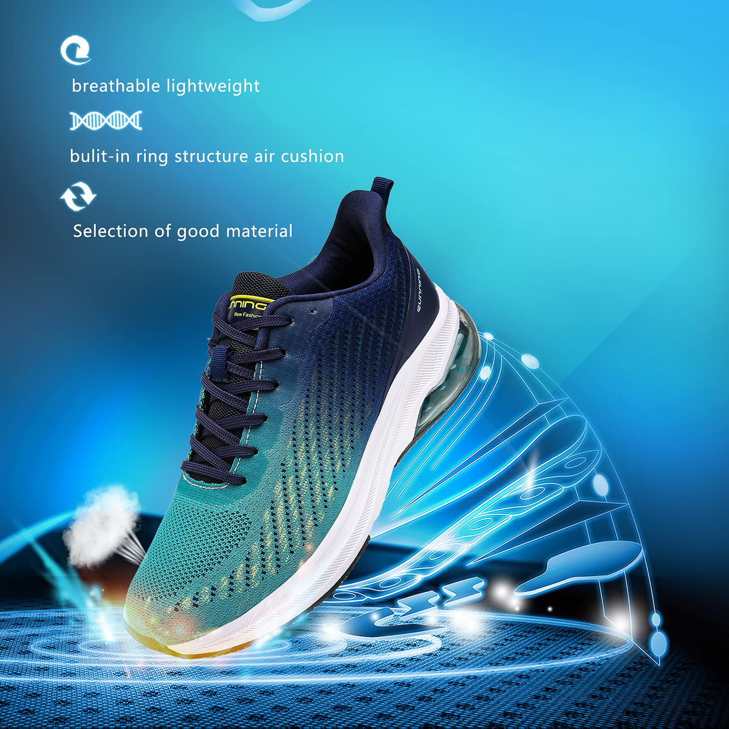 frysen Scarpe Uomo Donna Sneakers Scarpe Uomo Estive Scarpe Running Uomo per Tennis Trekking MTB Corsa Fitness 36-47EU