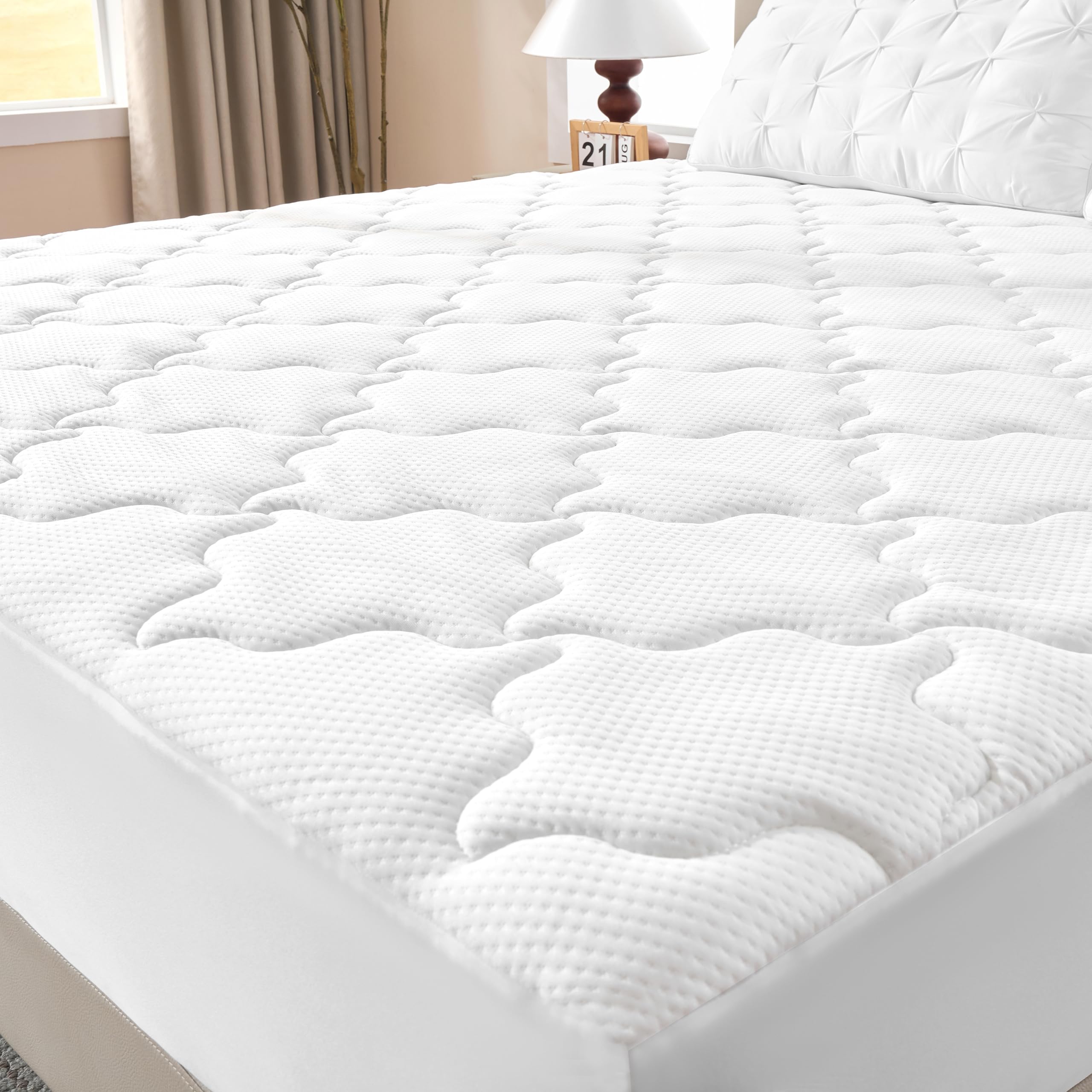 Waxberry Gel Topper 90x200cm | Oeko-TEX® zertifizierte Premium Matratzenauflage mit 30D Memory Schaum & 3D Luftschicht – Atmungsaktiv, Hautfreundlich & rutschfest Matratzen Topper, Weiß