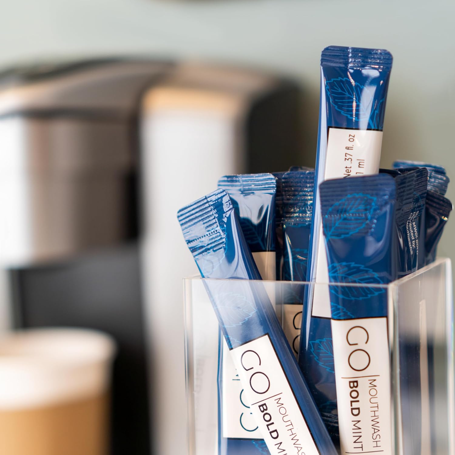 Bold Mint GO Travel Size Mouthwash Packets – Individual Mini Mouthwash for Fresh Breath - Smart Single Packet Design to Reduce Travel Bottle Waste. - Image 7