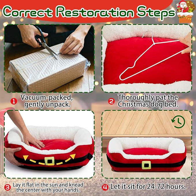 Cama para Perro Pequeña con Borde Elevado y Base Antideslizante miniatura 3