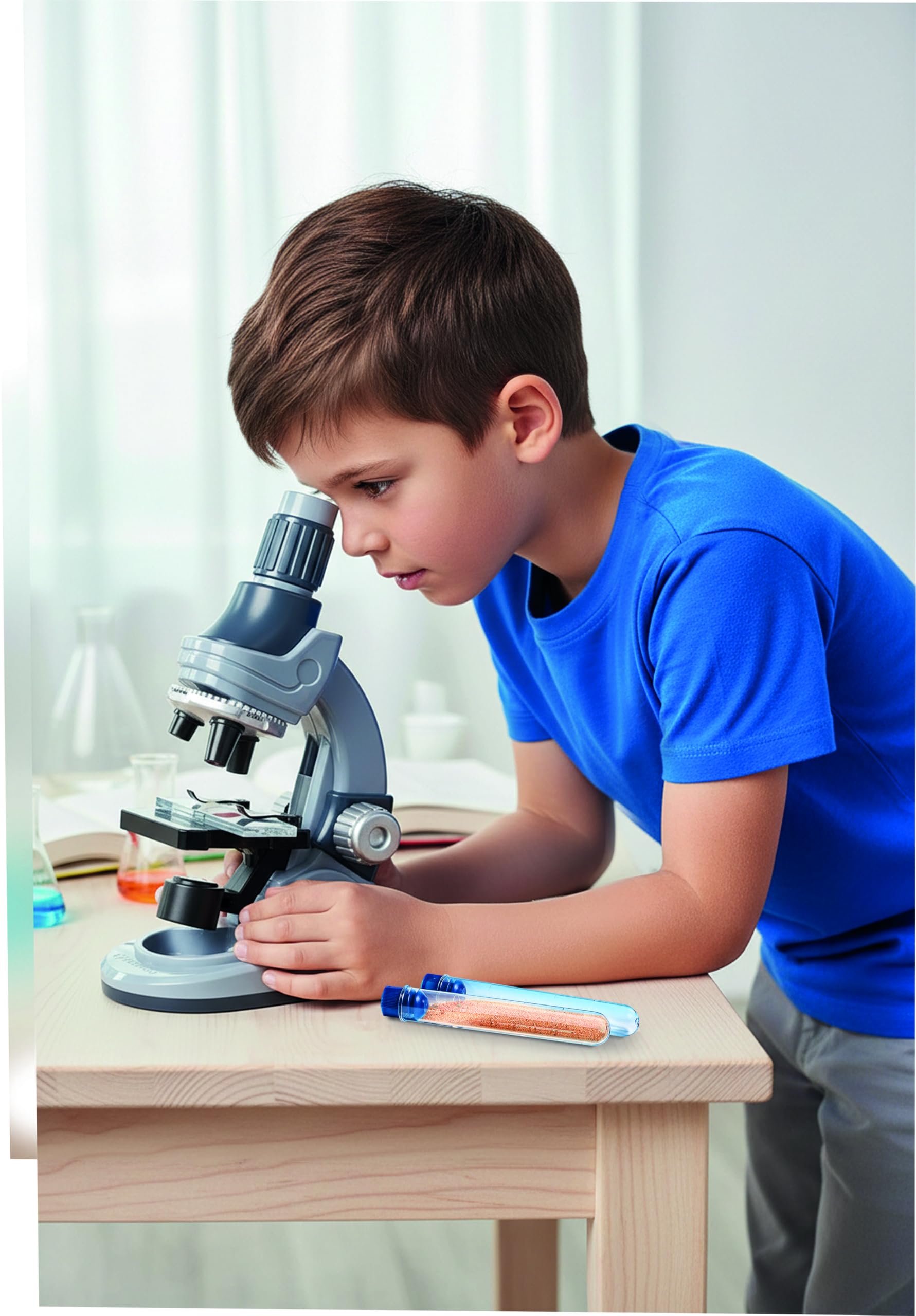 Galileo Lab Mein Mikroskop Deluxe - Experimentierkasten für Mädchen & Jungen mit zahlreichen Instrumenten & Werkzeugen - Forschungs-Labor für Kinder ab 8 Jahren - 59488 von Clementoni