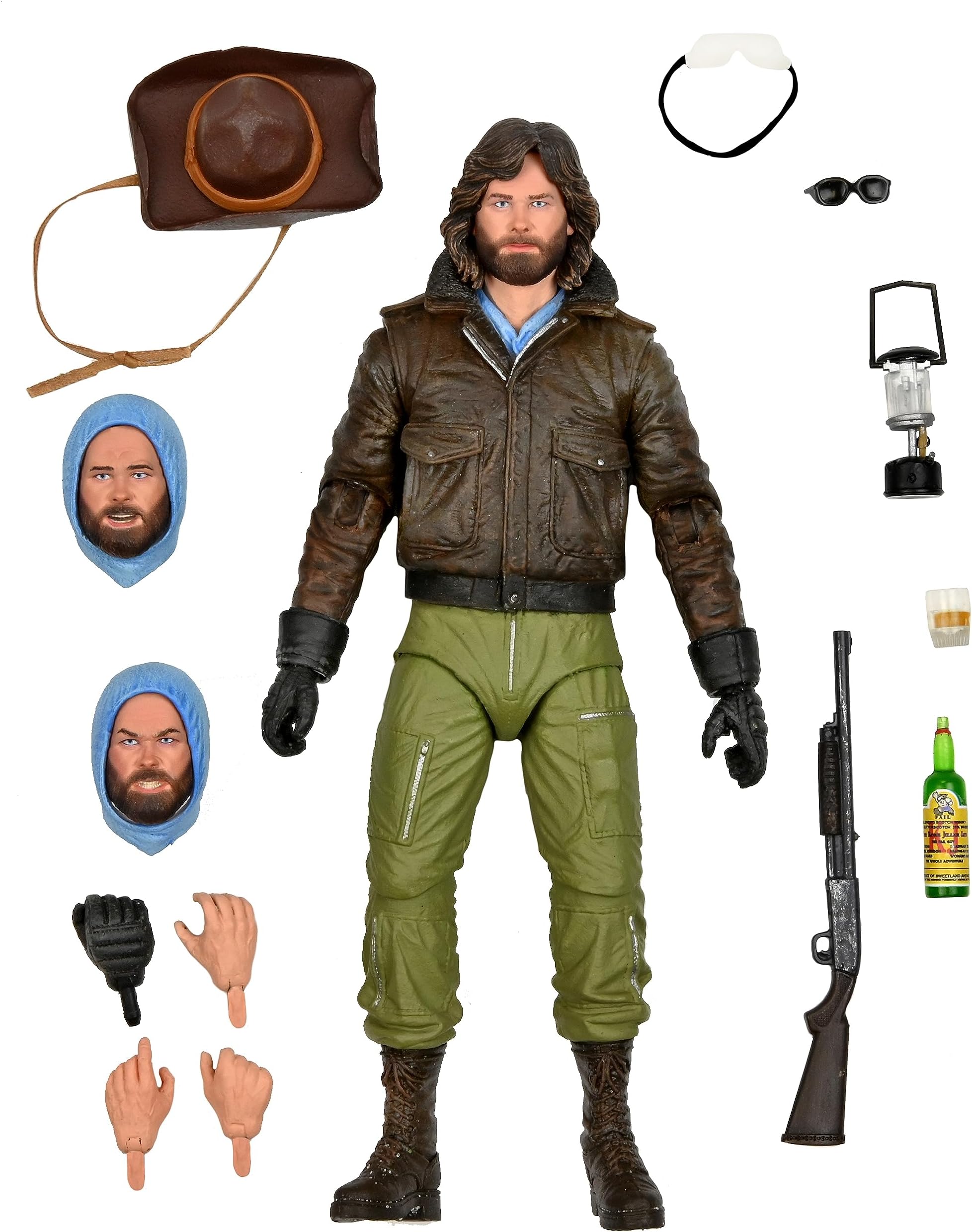 NECA The Thing Action Figure - Classic Kurt Multicolor Plastic Toy (10" x 2" x 2.7")