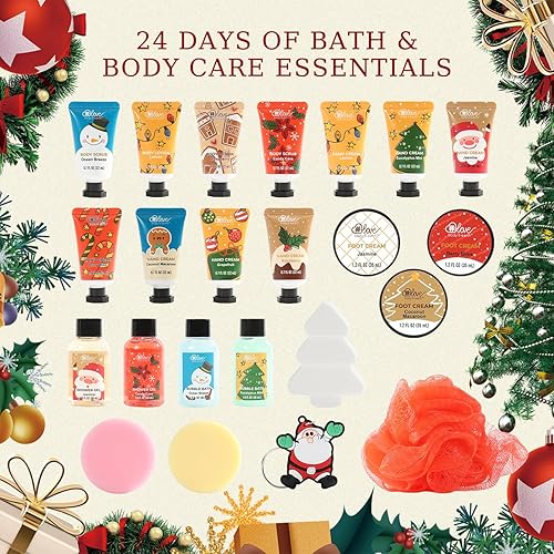 Miniatura 3 de BODY & EARTH # LOVE Calendario de Adviento 2025, regalos de Navidad para mujer, calendario de belleza de Adviento para adolescentes y niñas,