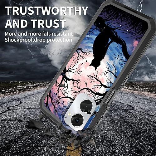 Miniatura 4 de Funda para Moto G Play 4G 2024, a prueba de golpes, 3 capas, protección de cuerpo completo, resistente, de alto impacto, funda dura para Motorola