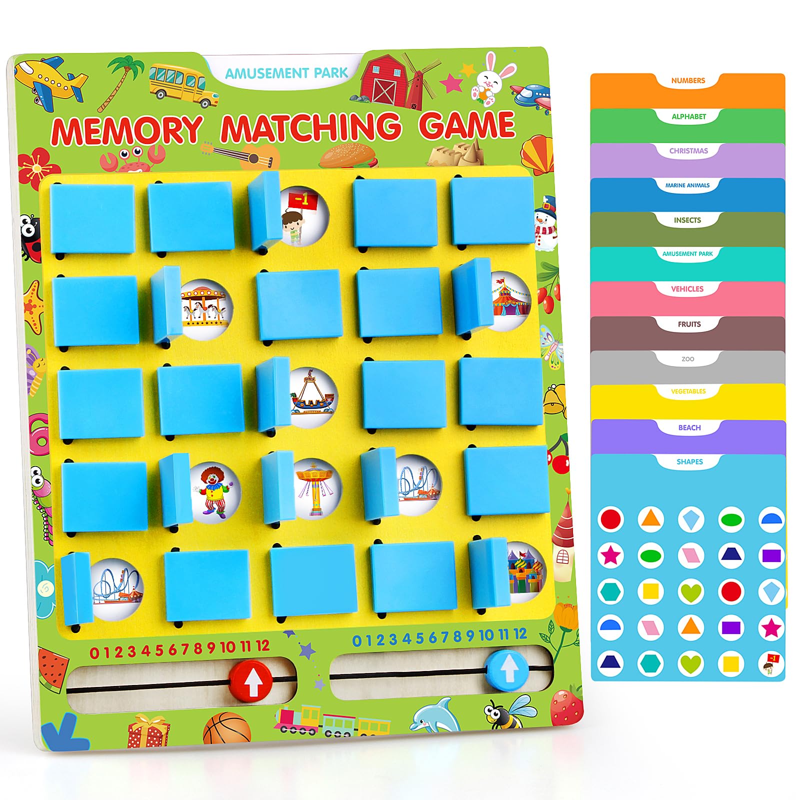 Amazon.com: Vinlon Matching Memory Game for Kids Ages 4-8