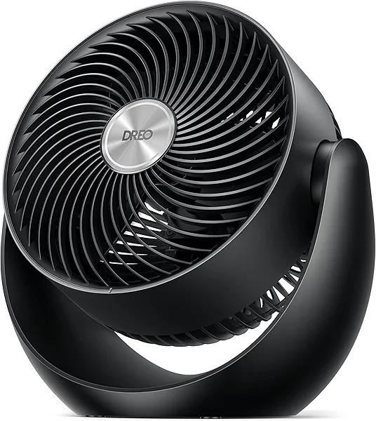 Dreo Fan for Bedroom, Table Air Circulator for Whole Room, 11 Inch, 40ft Strong Airflow, 120° adjustable tilt, 28db Low Noise, Quiet, 3 Speeds, 2025 New Desk Fan for Office, Kitchen, Home