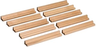 Yellow Mountain Imports Wooden Racks for Scrabble Tiles, Set of 10