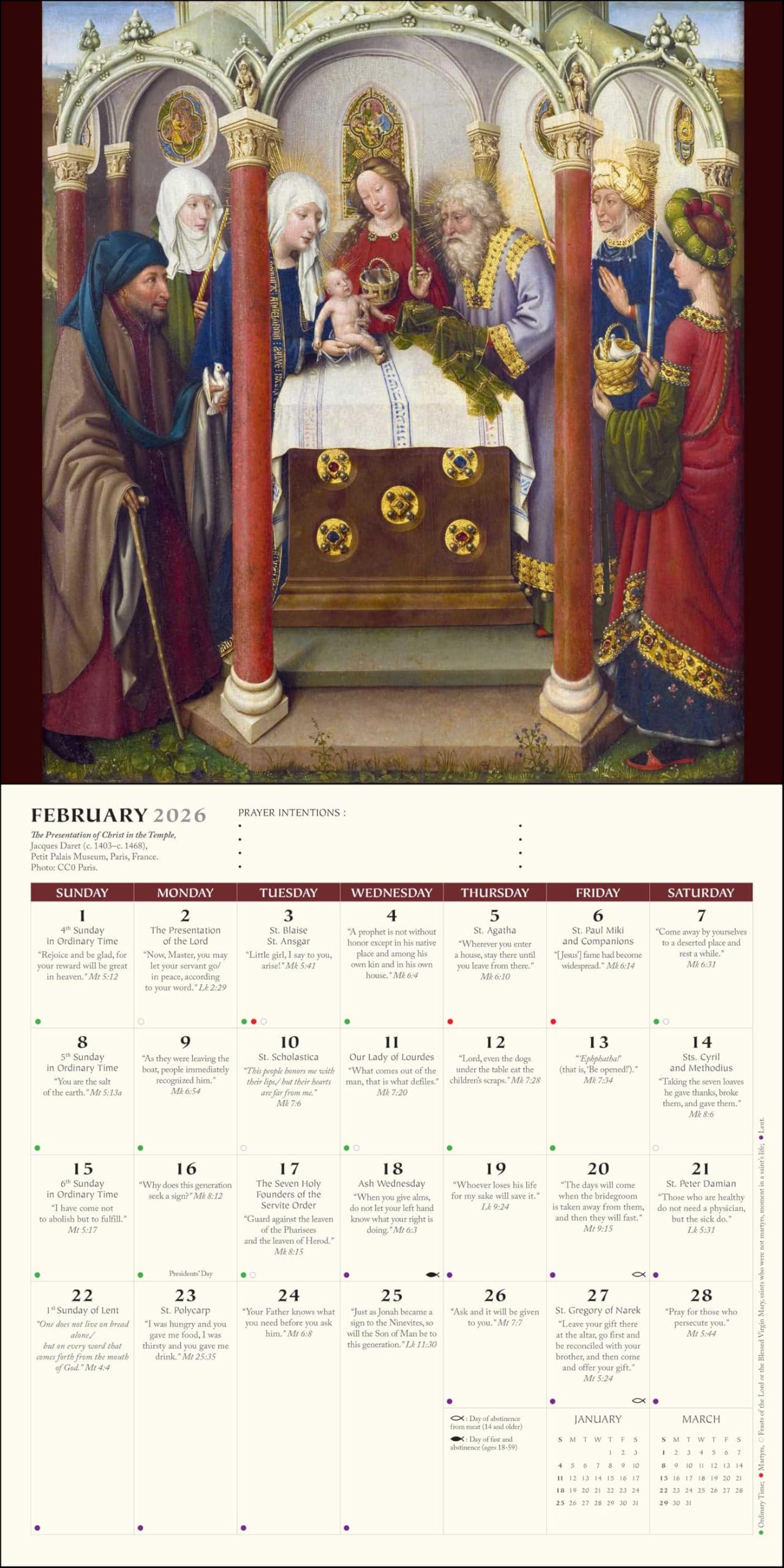 Magnificat 2026 Wall Calendar