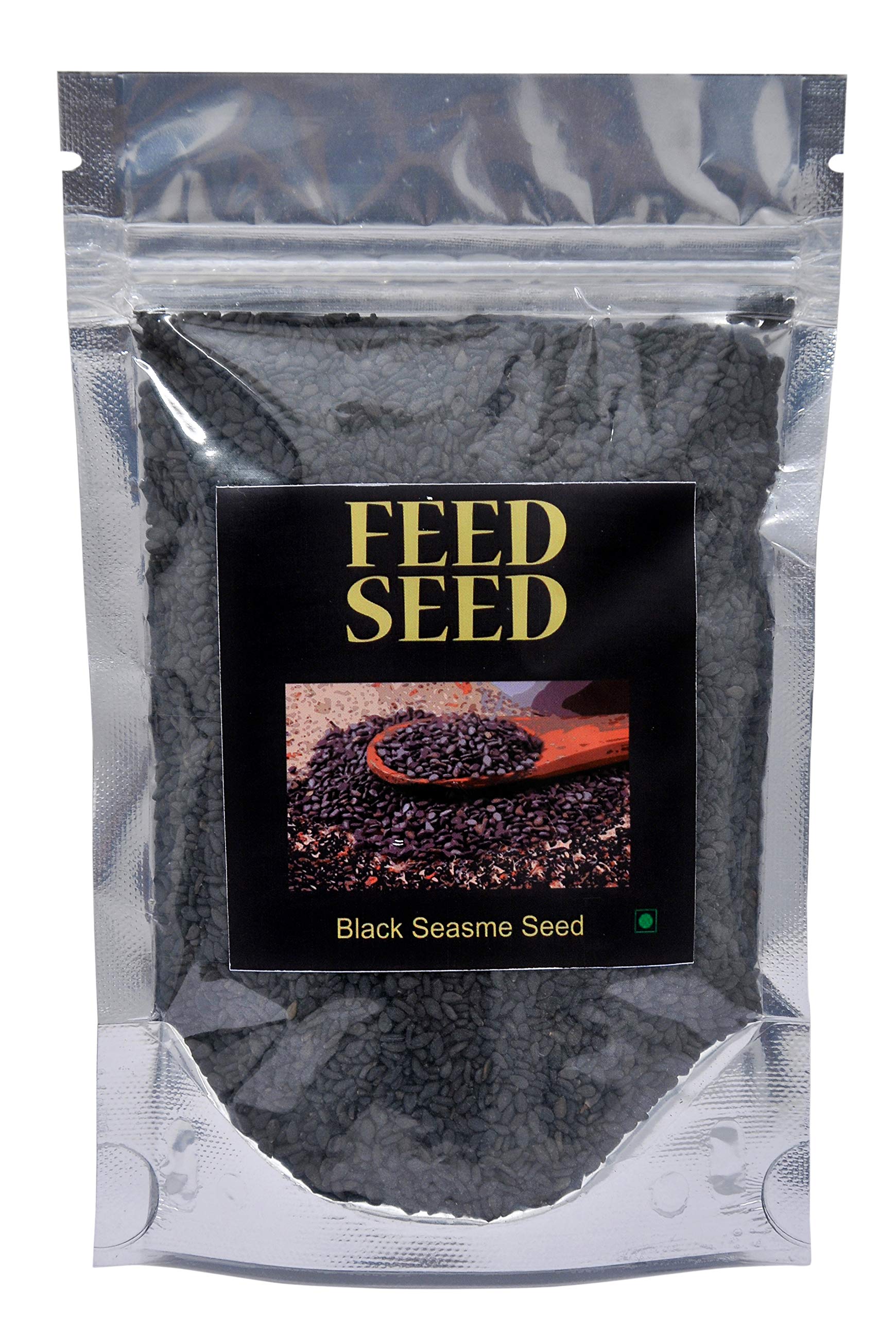FeedSeed Black Sesame (Til) Seeds,Kalonji Seeds,Natural Black Sesame Seeds , Black til use for Control Diabetes ,100,250,400,500 Grams,1 kg (500 Grams)