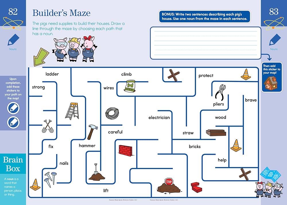 Amazon.com: Summer Brain Quest: Between Grades 1 & 2