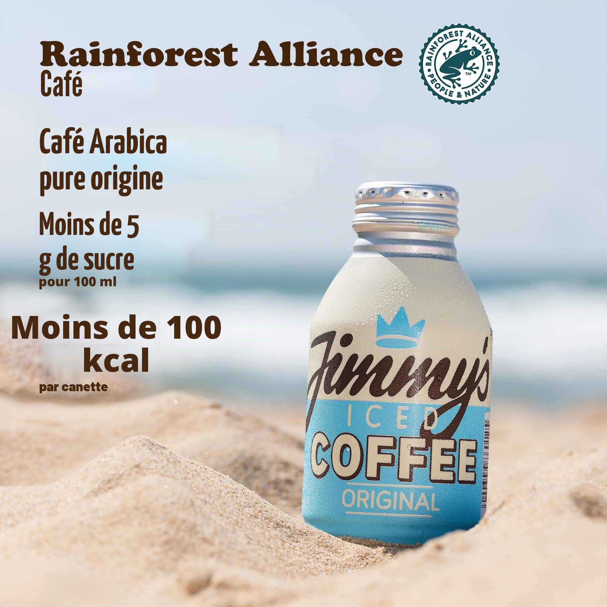 Jimmy's Iced Coffee Original Lot de 12 boîtes à café glacé 275 ml