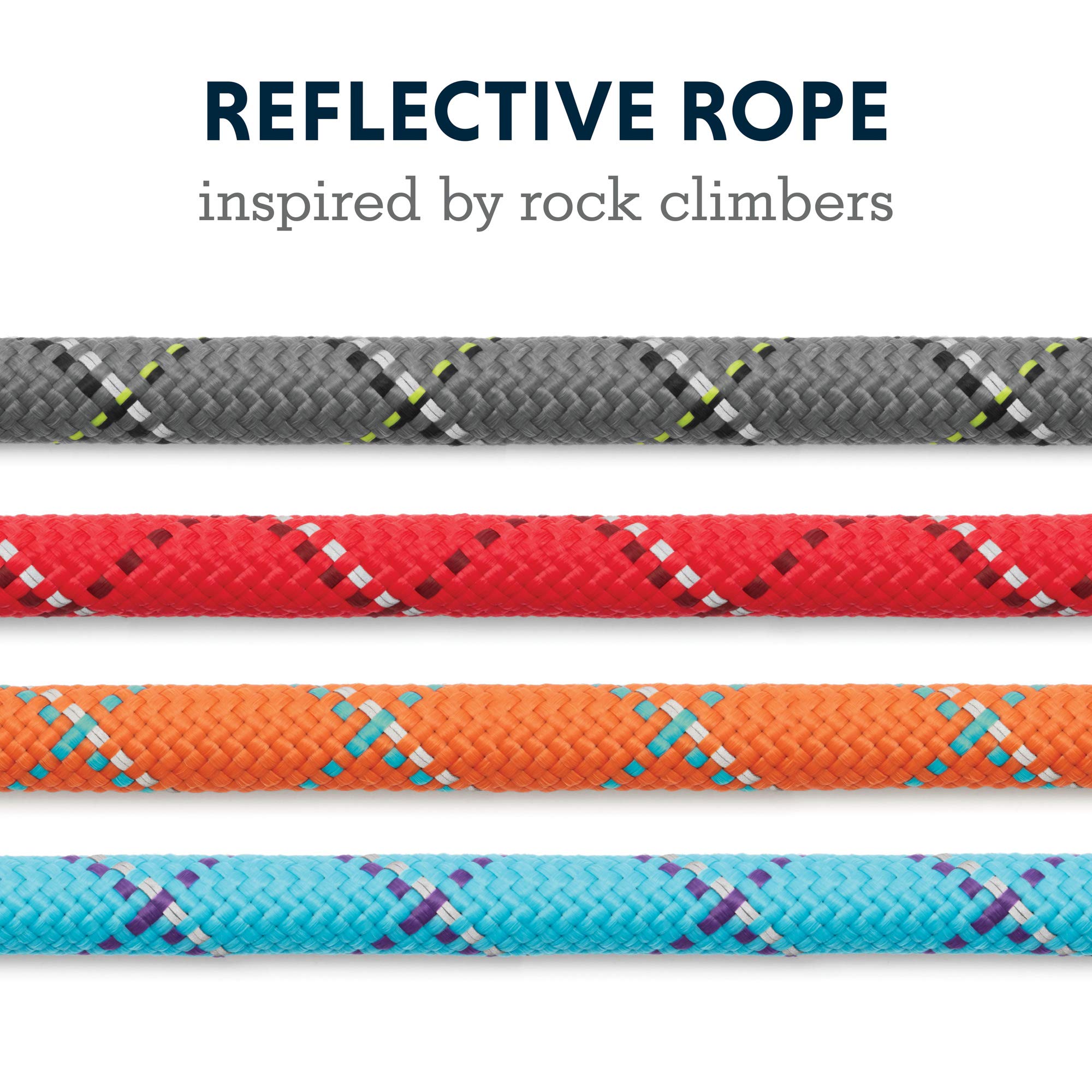 RUFFWEAR Corda Collare per Cani, Media, Granito Grigio, Knot-a-Collar