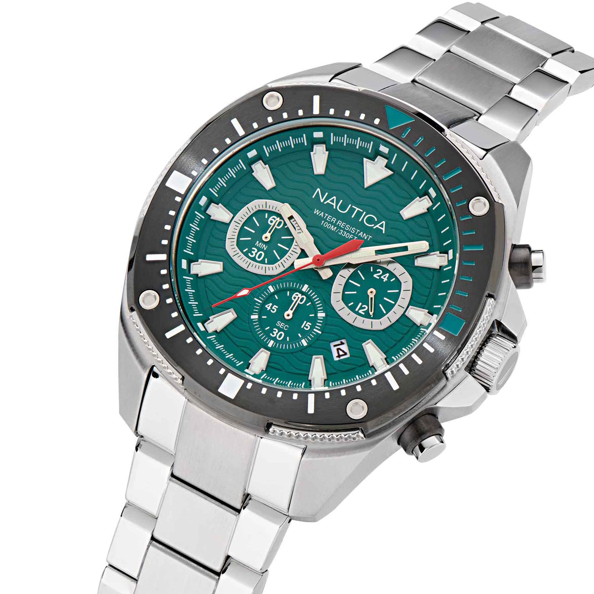 Nautica NCT BLUESAIL - Reloj de Pulsera de Acero Inoxidable (Modelo: NAPBSF504)
