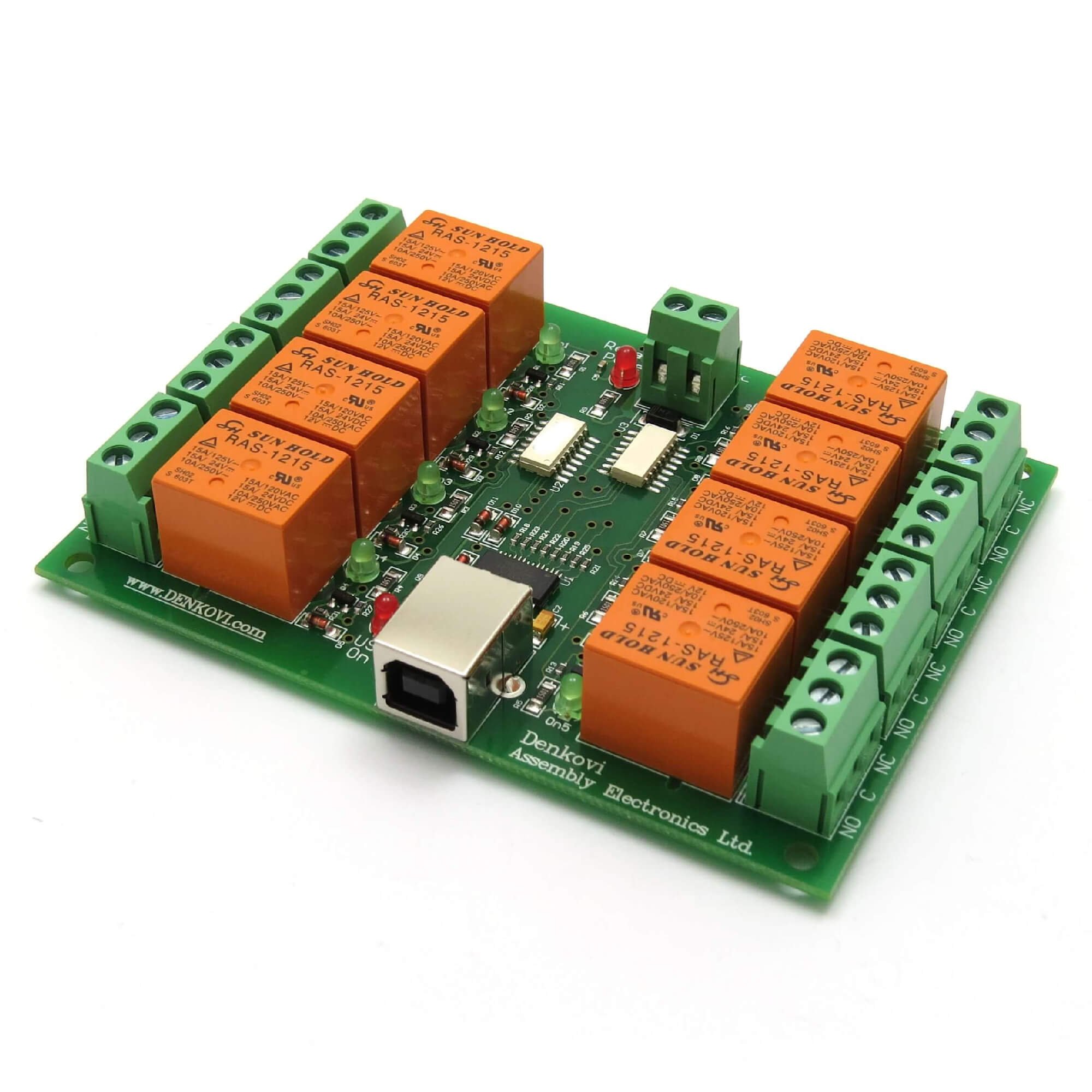 Control Relays & Machine Tool Relays USB Relay Module – 1/2/4/8 Channel ...