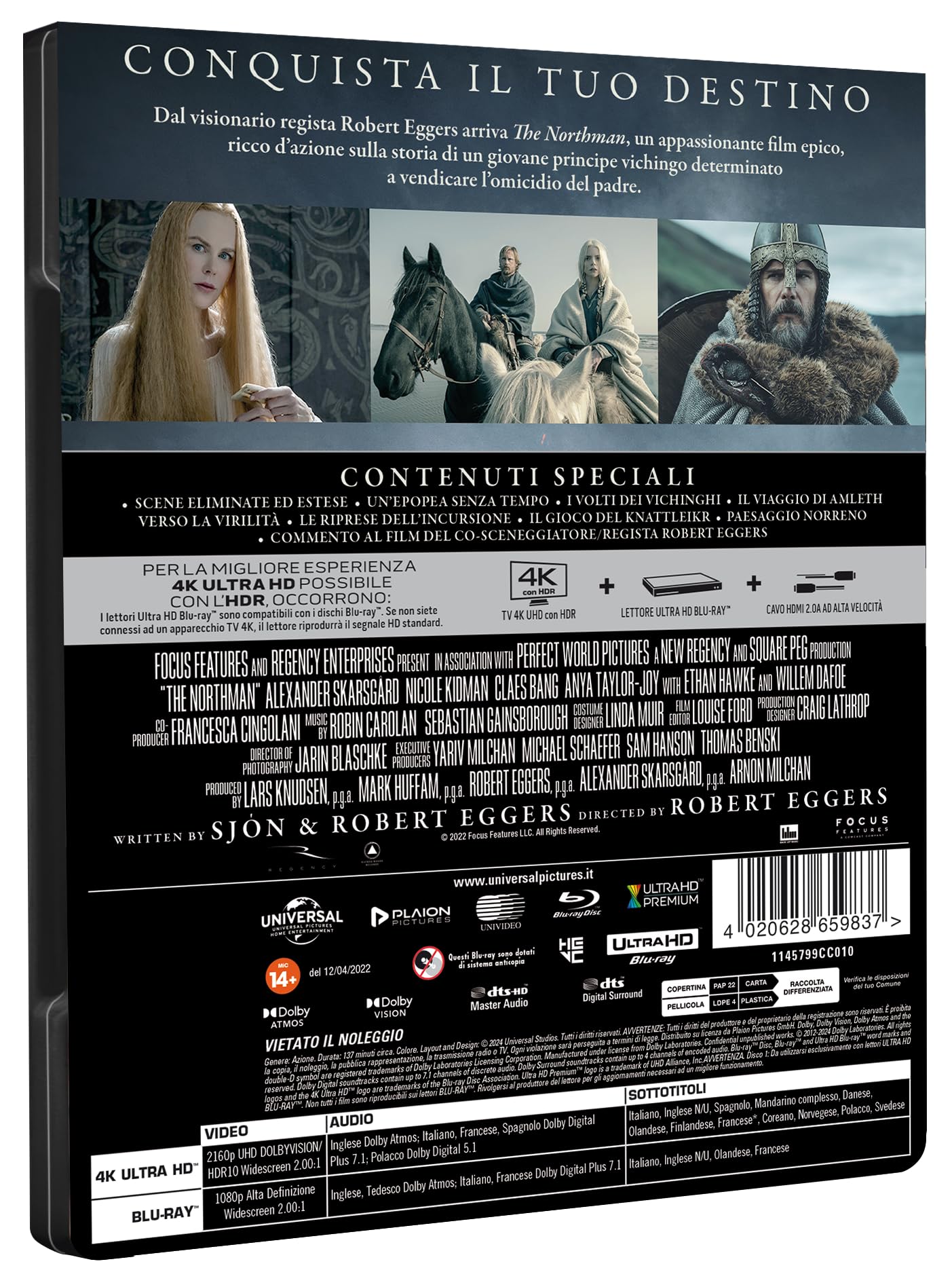 The Northman (Steelbook 4K UHD + Blu-ray)