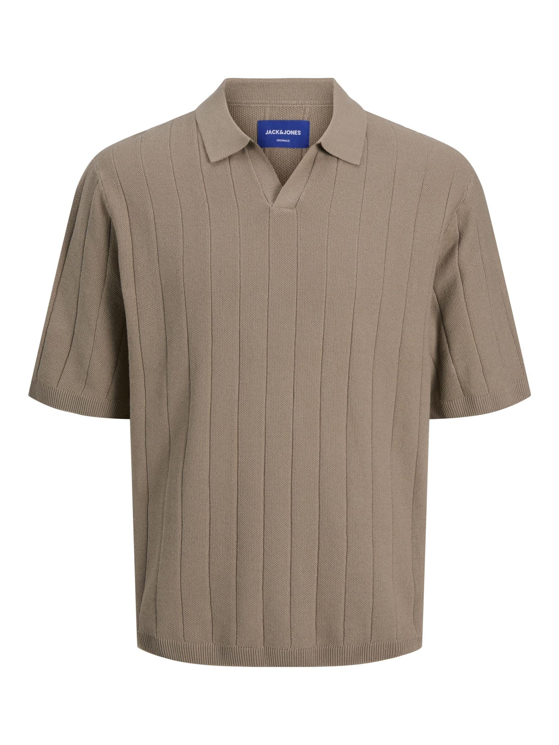 JACK & JONES Male Polo Shirt Plain Polo Shirt, Silver Sage, S