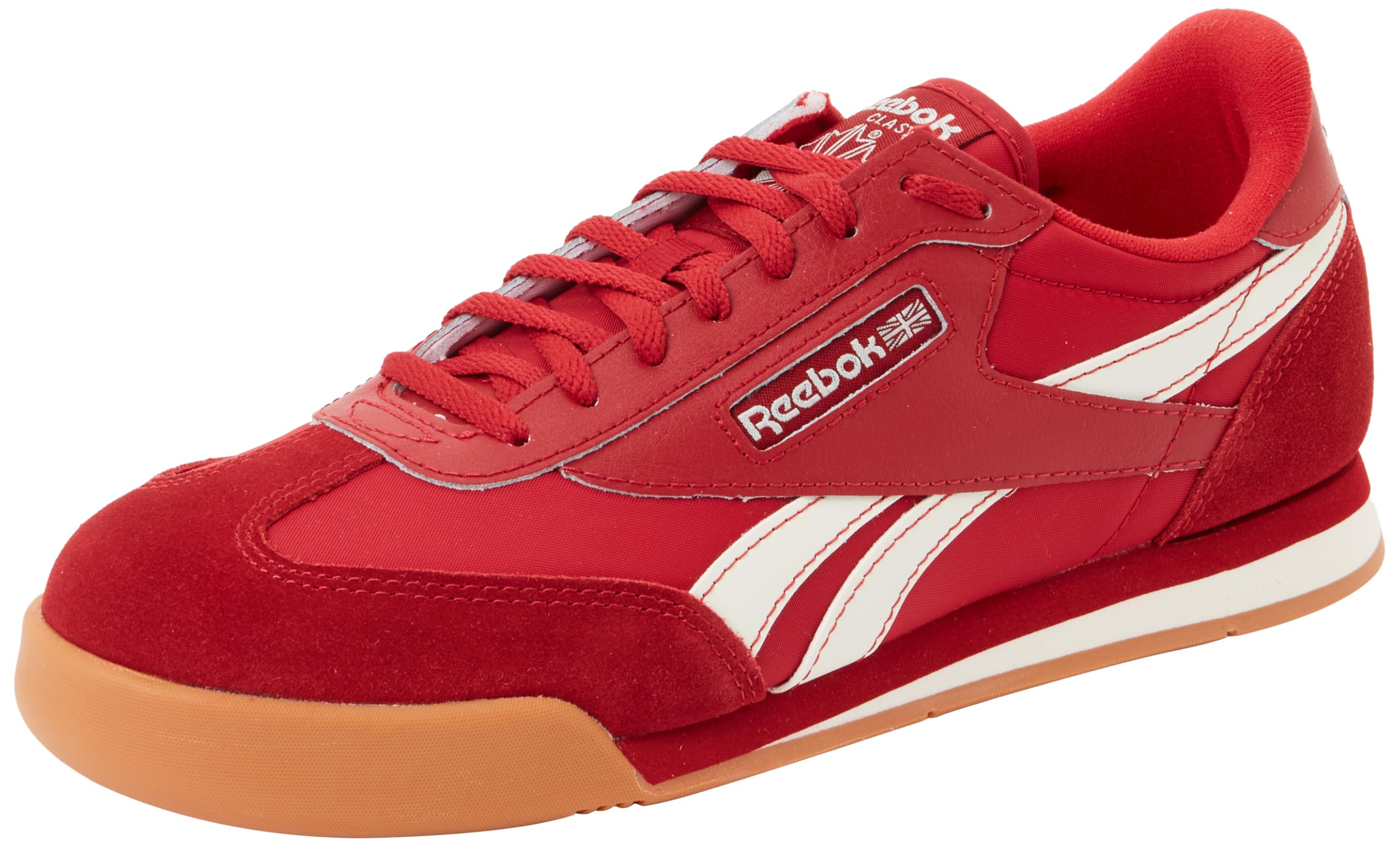 Reebok Unisex Campio XT Trainers, Red/Chalk/Gum, 44 EU, Red Chalk Gum, 10 UK