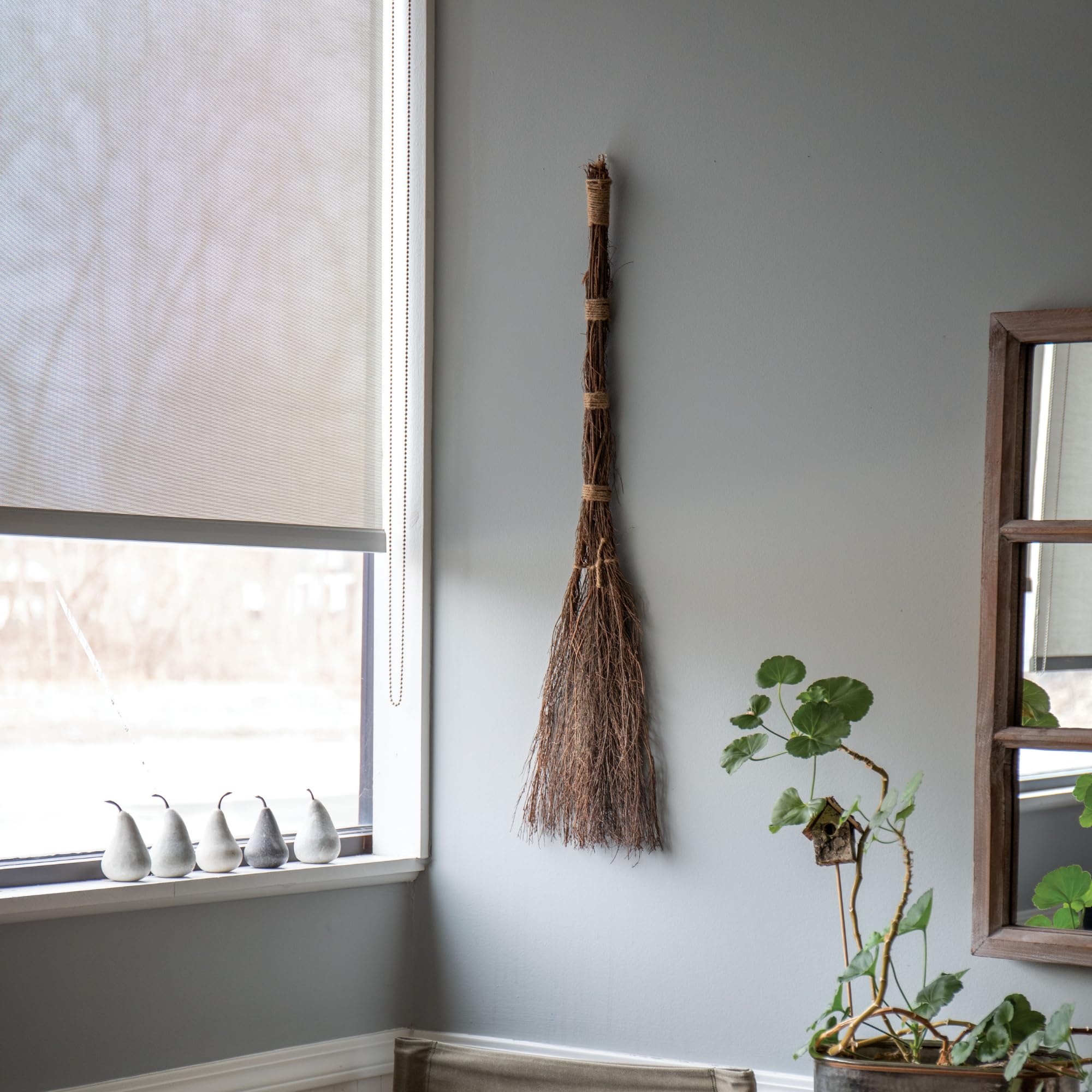 Cinamon Broom 36" Cinnamon Scented Broom - Rustic Home Decor (Buffalo Broom Co.) Cinnamon Broomstick