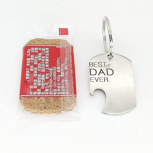 Miniatura 6 de Keychain BEST DAD EVER Gift Bottle Opener cute keyring Stainless Multitool as Cool Bottle Opener Car Keyring for Men