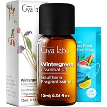 Wintergreen Essential Oil for Skin, Hair & Diffuser - 0.34 Fl Oz