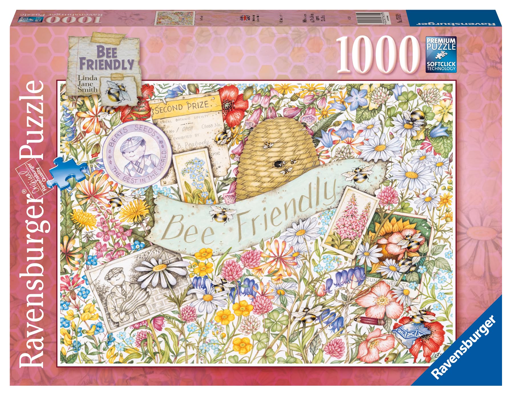 Ravensburger Bee Friendly 1000 Piece Jigsaw Puzzles for Adults and Kids Age 12 Years Up - Animals & Insects
