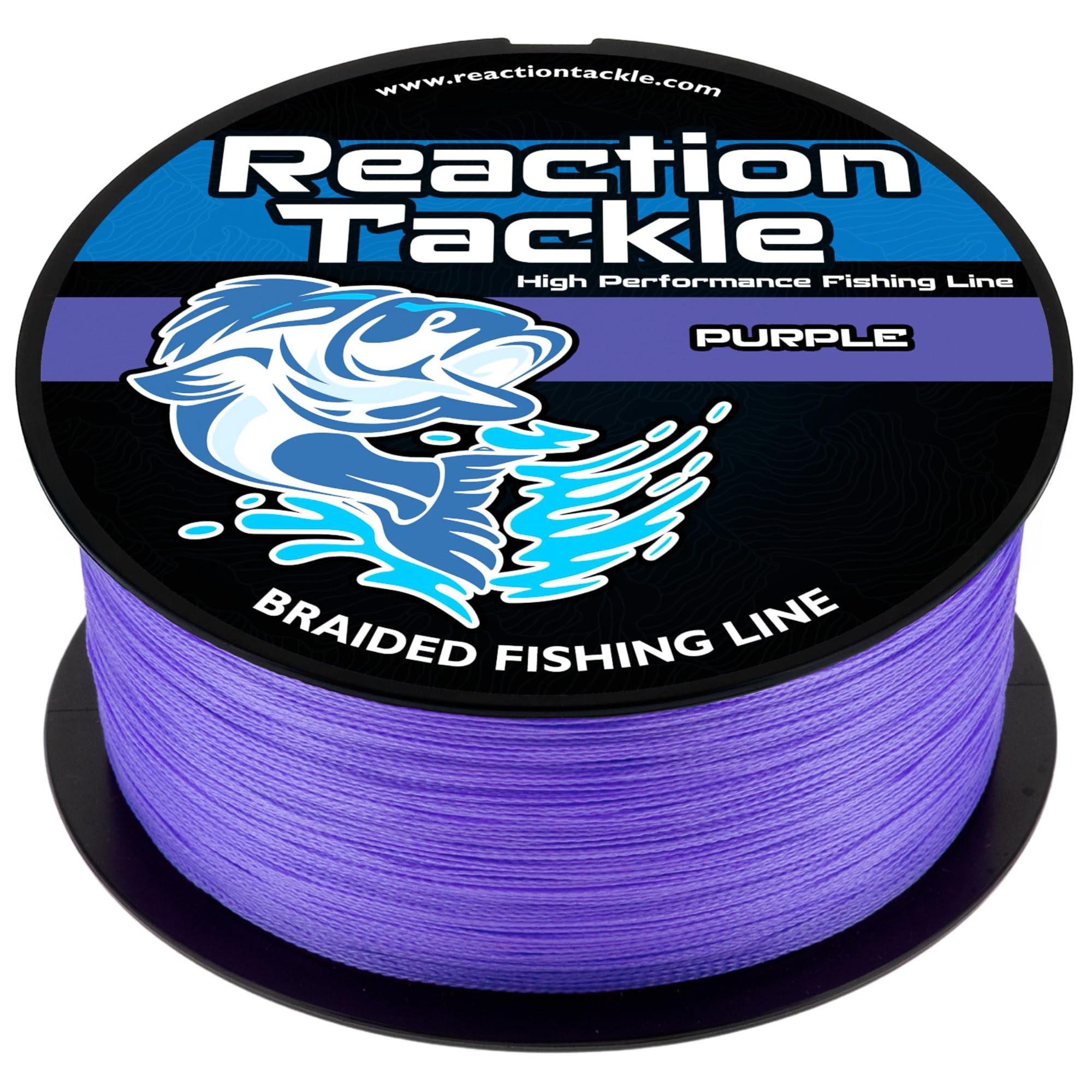 Reaction Tackle Braided Fishing Line - Pro Grade Power Performance for Saltwater or Freshwater Fish