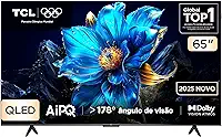 Smart TV TCL 65 Polegadas QLED 4K P7K WiFi Bluetooth Google TV HDR10+ Dolby Atmos Dolby Vision 65P7K