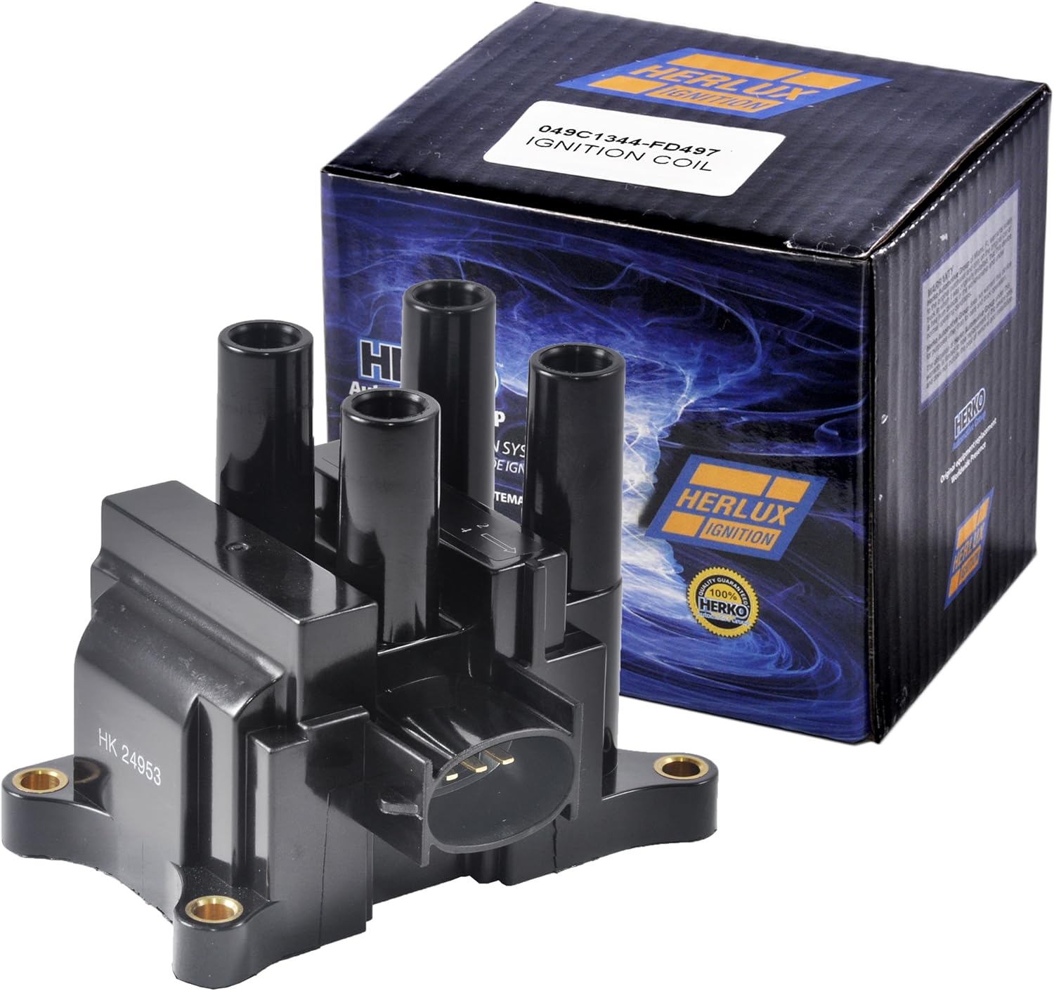 Set of 2 Herko B049 Ignition Coil For Ford Ranger Escape Focus Mazda B2300 99-12