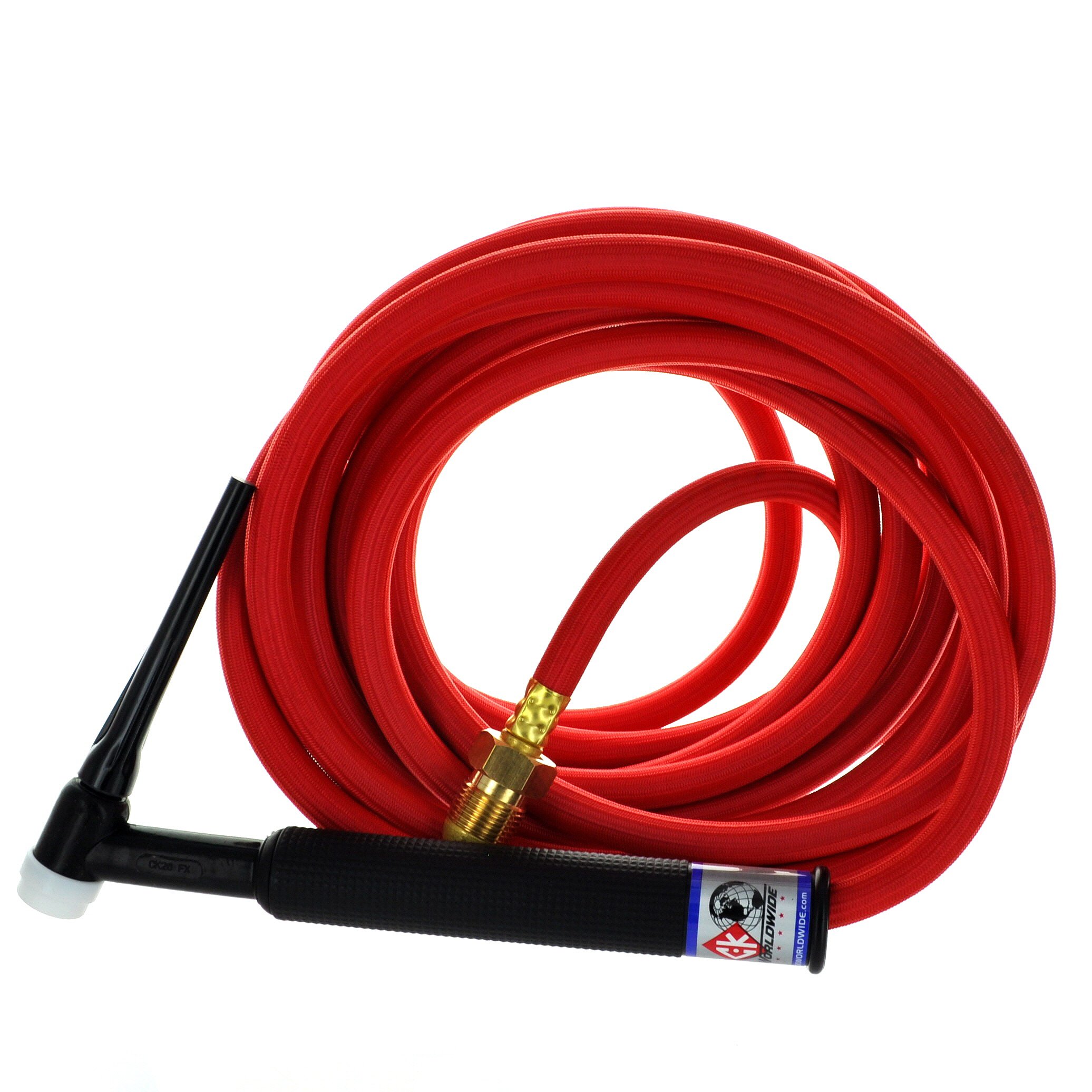CK26 Air Cooled TIG Torch Kit with flexible head and Super-Flex cable.