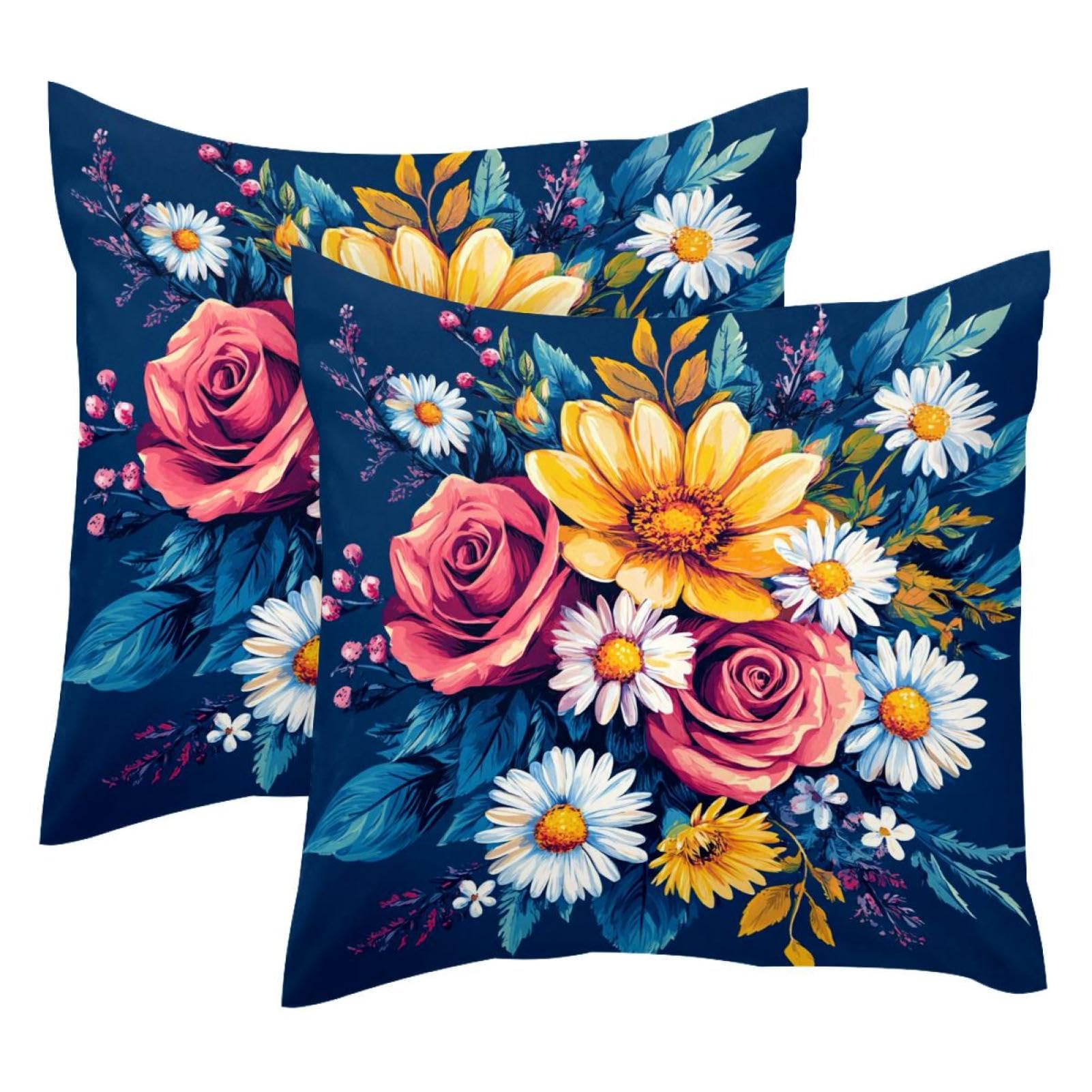 Evite cojines descoloridos con estas fundas de cojín de terciopelo lavables de doble cara 50x50